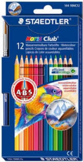 Staedtler Noris Club 23 Colores Acuareables + Pincel